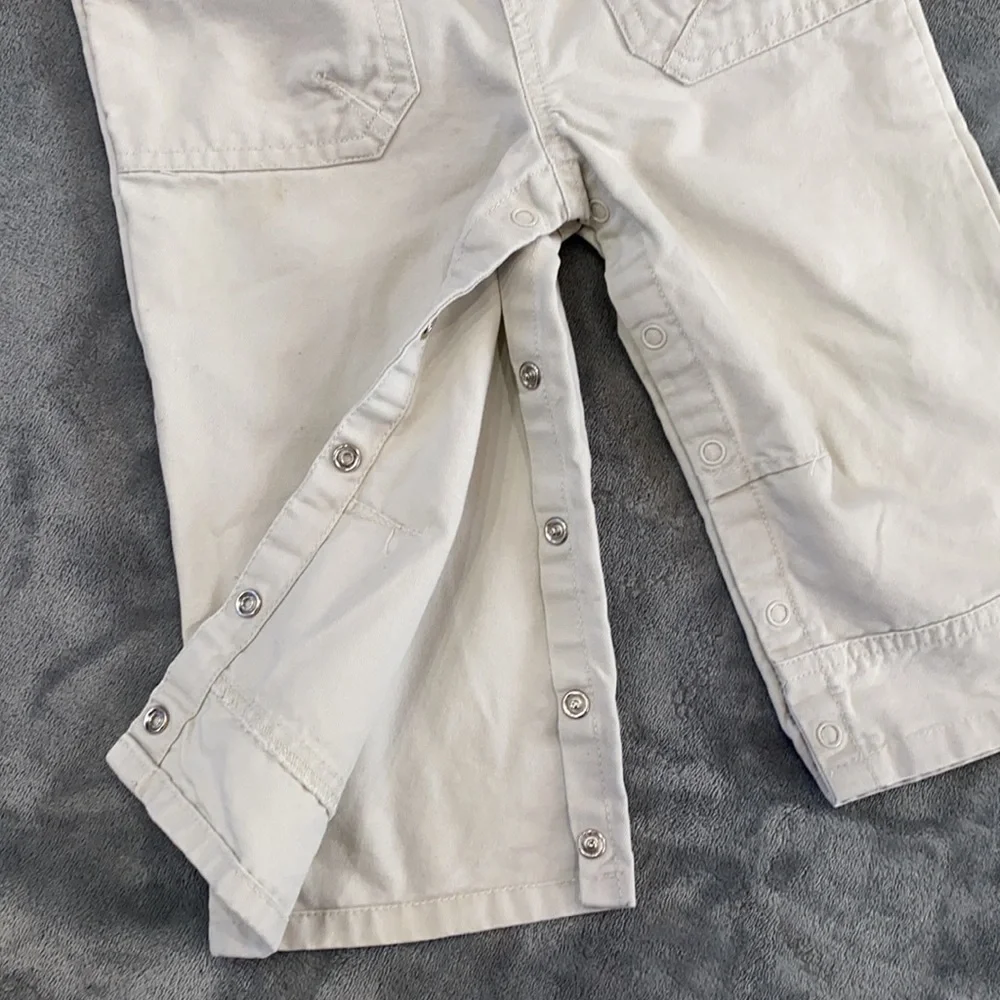 Children’s place Khaki overalls 24T - Picture 5 of 9